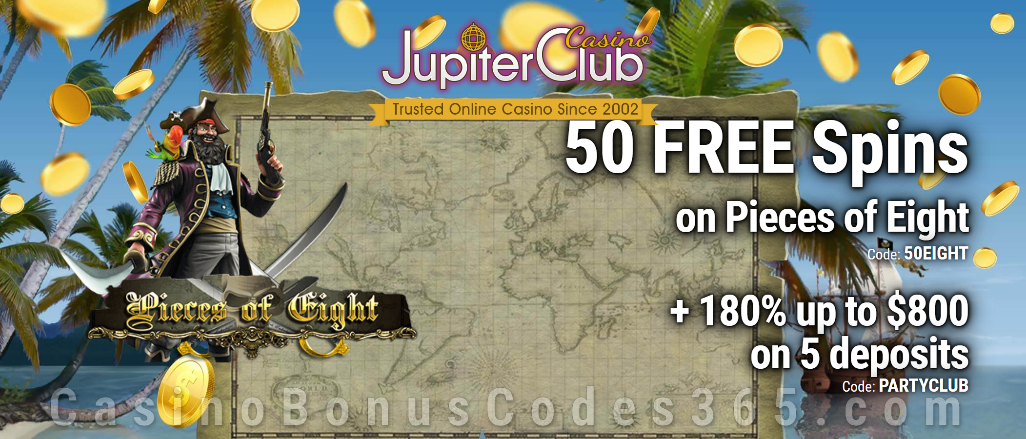 Jupiter club 100 free spins fun
