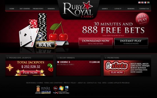Ruby Royal Casino Bonus Codes